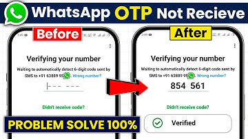 Whatsapp verification code problem | whatsapp verification code problem 1 hour| whatsapp otp problem