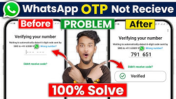 Whatsapp verification code problem | whatsapp verification code problem 1 hour| whatsapp otp problem