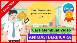 CARA MEMBUAT VIDEO ANIMASI BERBICARA DI CANVA | Mudah Banget!