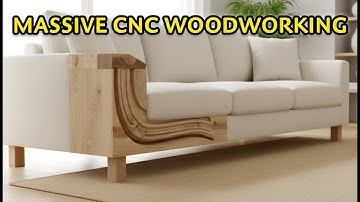 CNC Woodworking Efficiency : CNC Wood Carving Mastery | Fastest Furniture Production