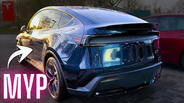 NEW Model Y Performance in Marine Blue - First Look