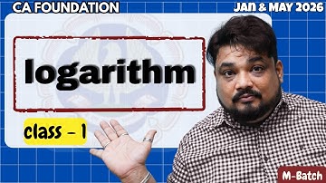 Ca foundation qa classes | M - Batch | Prof. Mayank Agarwal