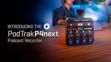 PodTrak P4next | The Ultimate Portable Podcast Recorder from Zoom
