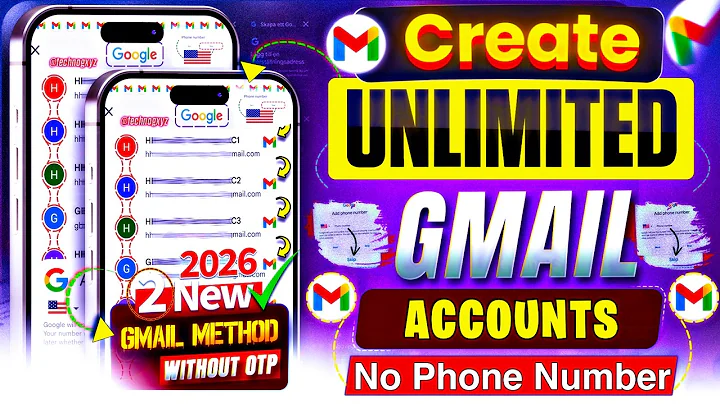 Unlimited Gmail Account Without Phone Verification | Unlimited Gmail Create Method 2025 Create Gmail