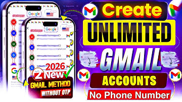 Unlimited Gmail Account Without Phone Verification | Unlimited Gmail Create Method 2025 Create Gmail