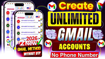 Unlimited Gmail Account Without Phone Verification | Unlimited Gmail Create Method 2025 Create Gmail