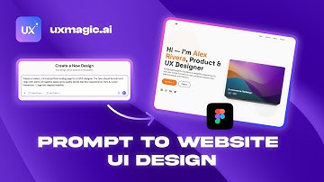 I Built a Website UI Using AI in Minutes (UXMagic + Figma)