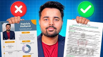 How to make ATS friendly resume to GET a JOB (Complete Format)