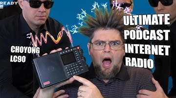 CHOYONG LC90: Ultimate Podcast Internet Radio & Podcast Player with 4G, WiFi & 40,000+ Stations