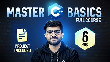 C++ Tutorial for Beginners with Projects | Complete Introduction to C++ Programming | @SCALER