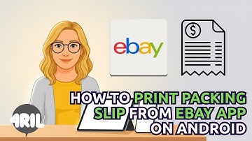 Hoe u een pakbon afdrukt vanuit de eBay-app op Android