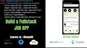 Build a Fullstack Job Board Mobile App with Flutter, Express.js & Riverpod | 10-Hour Complete Course