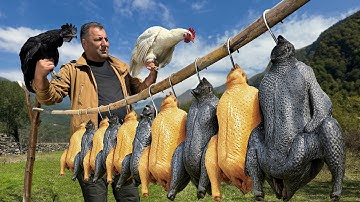 Cooking The Blackest Rooster On Earth