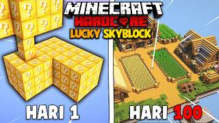 100 Hari Minecraft Hardcore LUCKY SKYBLOCK