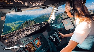 MY LAST FLIGHT IN THE BOEING 737… INSANE LANDING SALZBURG Runway 33 | Cockpit Views | Airline Pilot