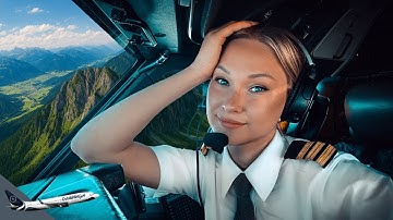 MY LAST FLIGHT IN THE BOEING 737… Stunning LANDING into SALZBURG RUNWAY 33 | Cockpit Views