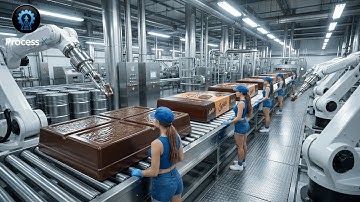 Inside a Modern Chocolate Factory | From Cocoa Beans to Chocolate Bars (Full Process)