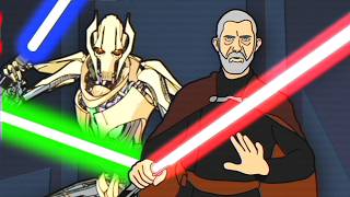 Count Dooku trains General Grievous