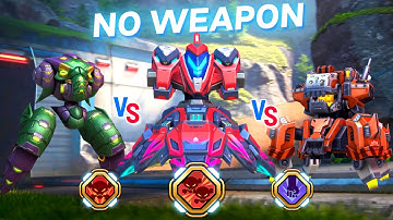 NO WEAPON - Blizzfrost VS Redox VS Vortex - Mech Arena