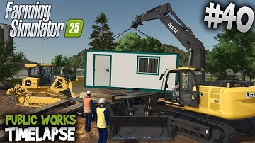 🌲 Brutal Site Start 🚧 JD 850L & 180G In Action 👷 FS25