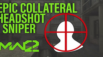 MW2 - EPIC NO SCOPE COLLATERAL HEADSHOT SNIPER (Call of Duty Modern Warfare 2)