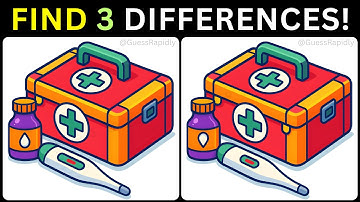 🔍Three Differences Hidden, Can You Find?💡【#422 Brain Game Challenge Spot 3 Differences】
