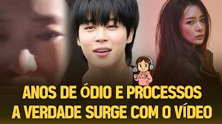 SONG DA-EUN CHORA e PROCESSA HATERS… por isso REVELOU NAMORO com JIMIN do BTS