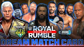 WWE Royal Rumble 2025 - Dream Match Card [v2]