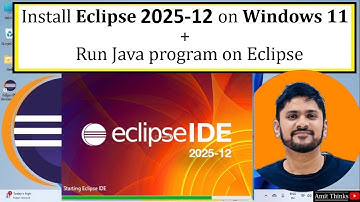 How to install Eclipse IDE 2025-12 on Windows 11