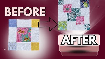 This Vintage Fat Quarter Quilt Block Gets a Shocking Makeover