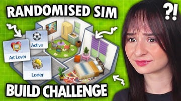 Building a house for a RANDOMISED SIM challenge in The Sims 4