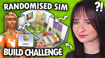 Building a house for a RANDOMISED SIM challenge in The Sims 4