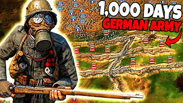 I Spent 1,000 Days in WW1 GERMAN ARMY in this TRENCH WAR SIMULATOR!