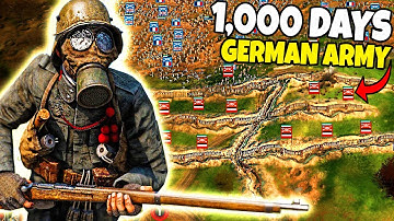 I Spent 1,000 Days in WW1 GERMAN ARMY in this TRENCH WAR SIMULATOR!