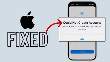 Fix Could Not Create Account | Your Account Cannot be Created at This Time