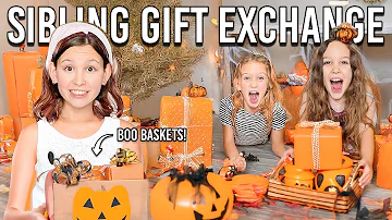 👻 BOO BASKET 👻 SiBLiNG SURPRiSE GiFT EXCHANGE