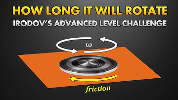 Frictional Torque : How Quickly It Stops Spinning Disc || Advanced Problem from IRODOV 1.249
