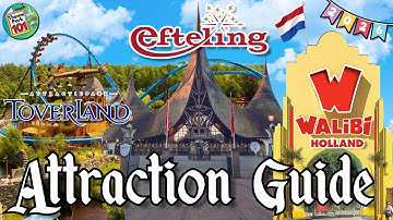 BEST 3 Theme Parks in The Netherlands!