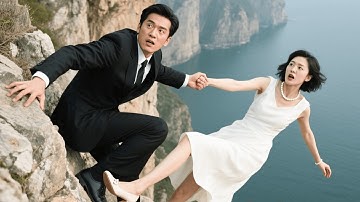 女孩意外坠崖，没想到被亿万总裁一把救下