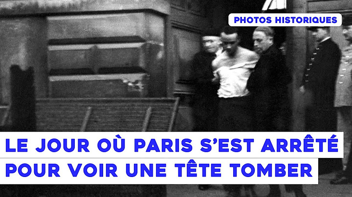 Le jour où Paris s'est arrêté pour voir une tête tomber