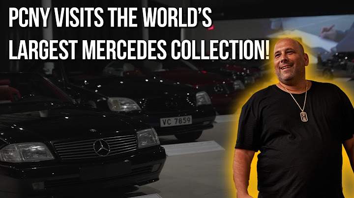 Wayne from PCNY Visits The World's Largest Mercedes Collection!
