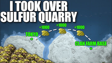 How I Stole 40k+ Sulfur from a clan in Solo Rust...