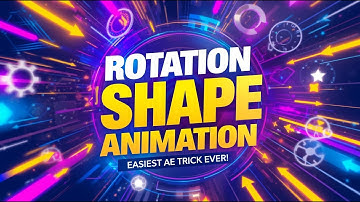 Create Smooth Rotation Shape Animation in After Effects | EASIEST Motion Graphics Trick Ever!