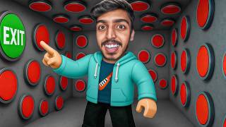 100 Buttons But Only 1 let you ESCAPE in ROBLOX.!