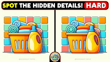 🐢🧩 Find The Difference | Are You Sharp Enough? 🧩🐢 | Quizonaut Turtle