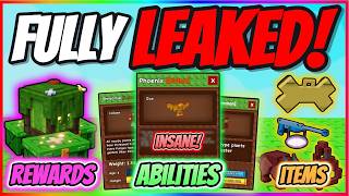 *FULL UPDATE* PHEONIX PET ABILITY, REWARDS, CRAFTING & MORE! ALL UPDATE LEAKS! | Grow A Garden