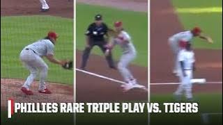Phillies record first 1-3-5 TRIPLE PLAY since 1929 🔥 | ESPN MLB