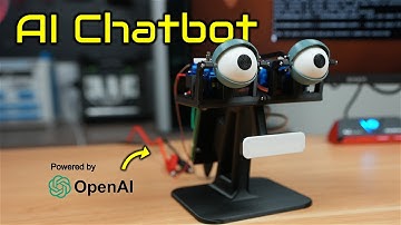 I Built an AI Chatbot That Talks, Blinks, and Looks Around!