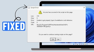 Fix An Error Has Occurred In The Script On This Page (Windows 10 and 11)