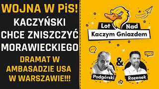 WOJNA W PiS! KACZYŃSKI CHCE ZNISZCZYĆ MORAWIECKIEGO. DRAMAT W AMABASADZIE USA W WARSZAWIE!!!